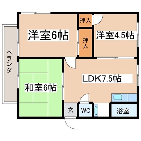 ウィンディア山本の物件間取画像